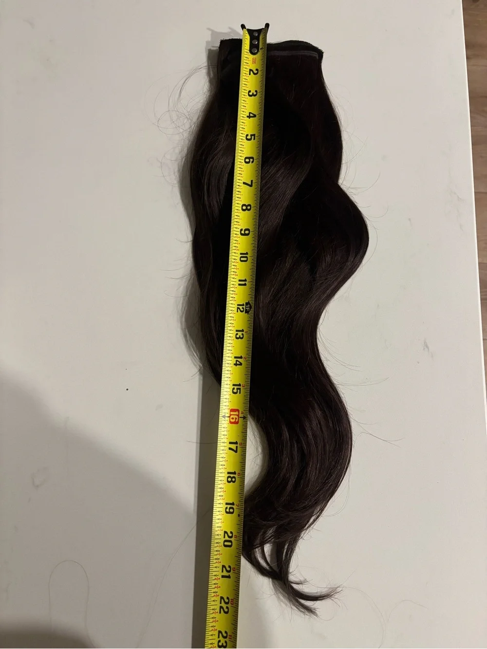 Dark Brown 22” Real Human Hair Clip in Extensions (141 grams) 7 wefts